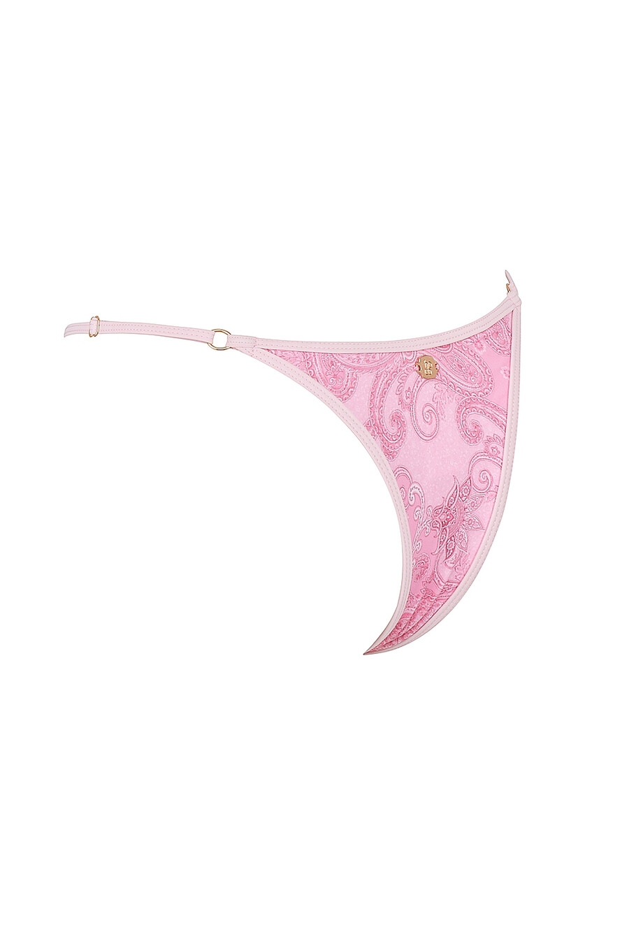 rosa paisley-bikinitrosa med stringtrosa