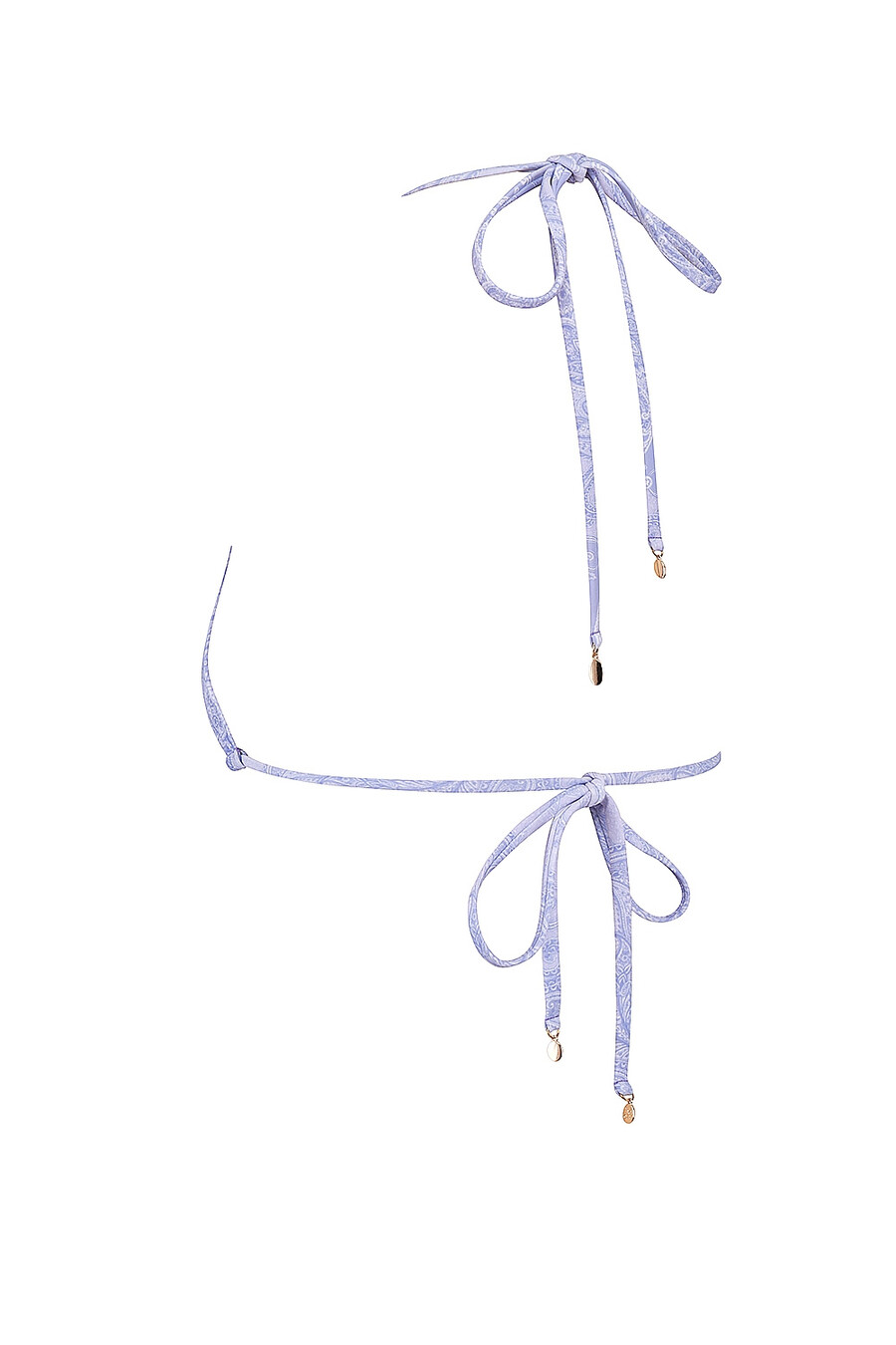 lavendel paisley bikiniöverdel