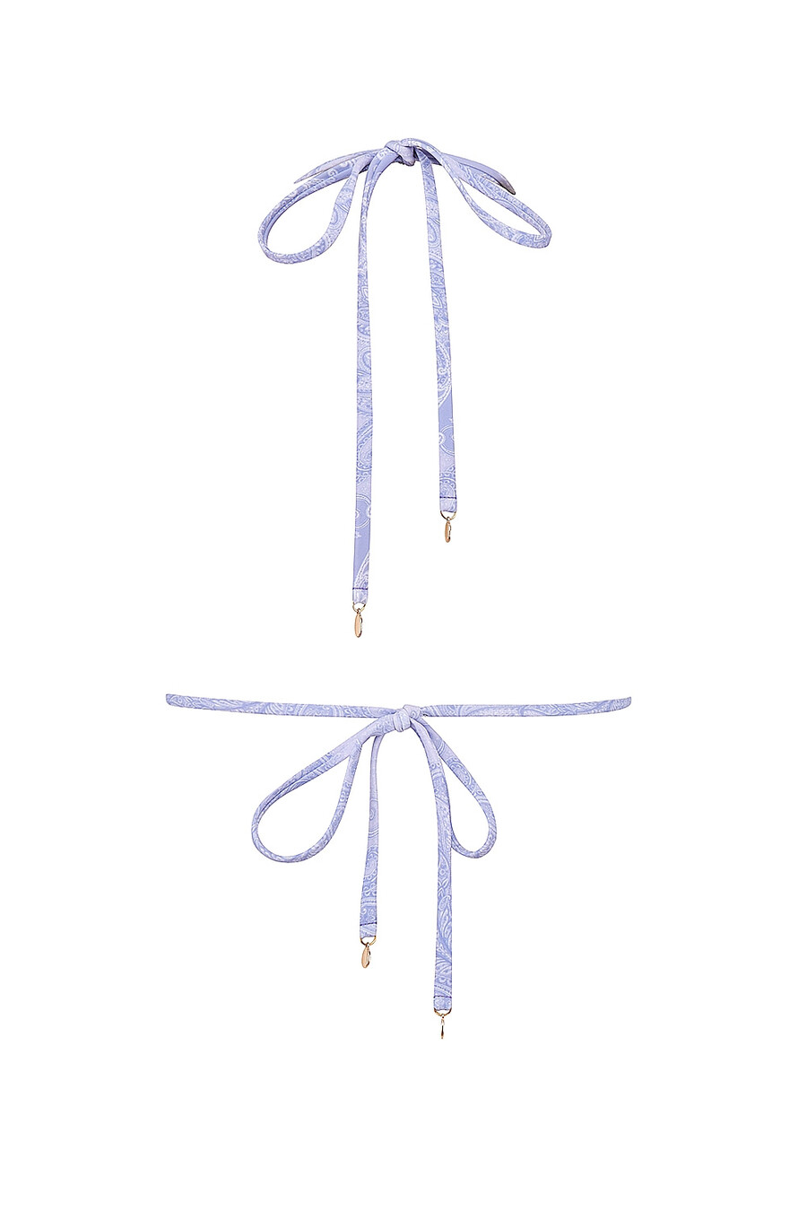 lavendel paisley bikiniöverdel