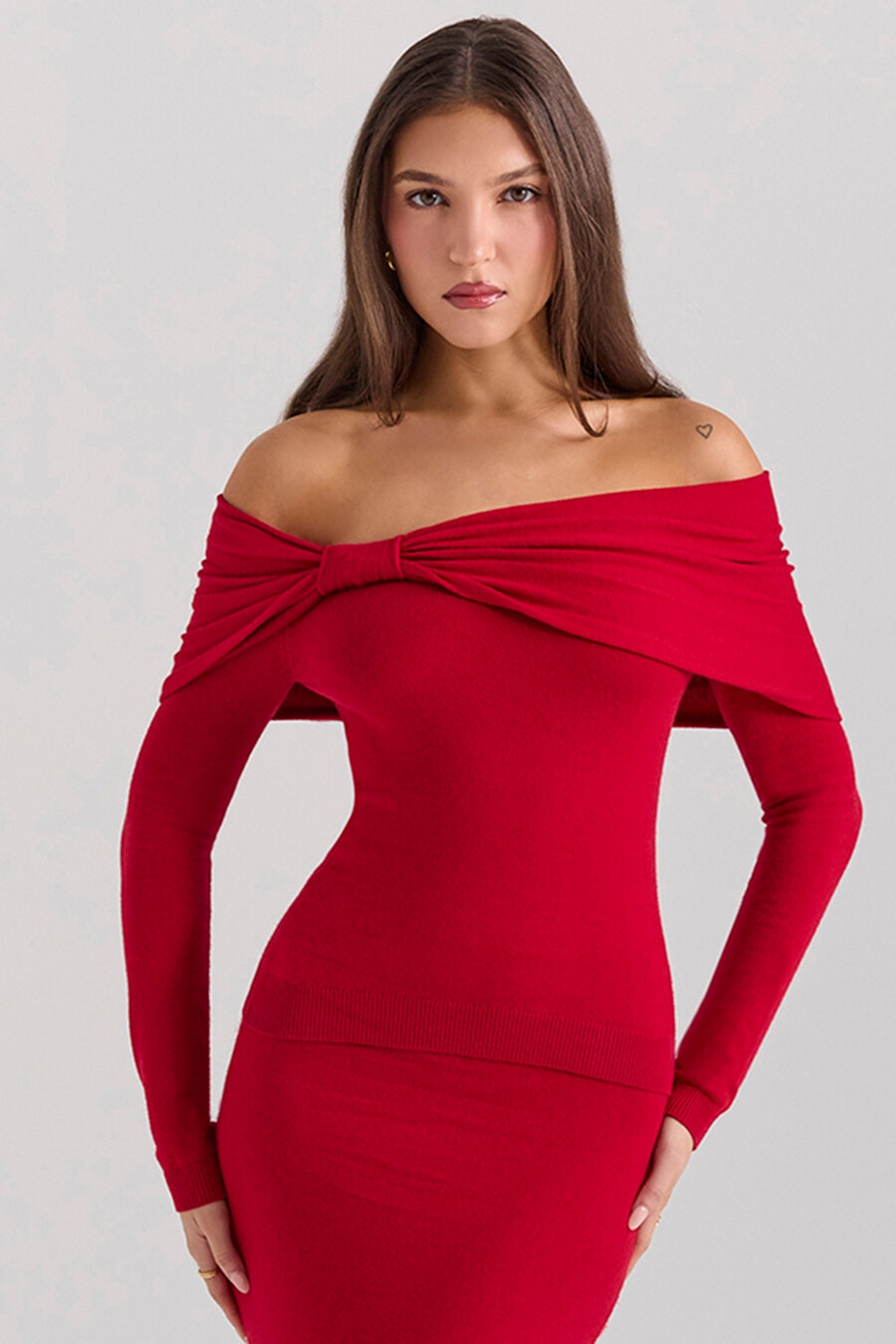 holly red cashmere mix tröja