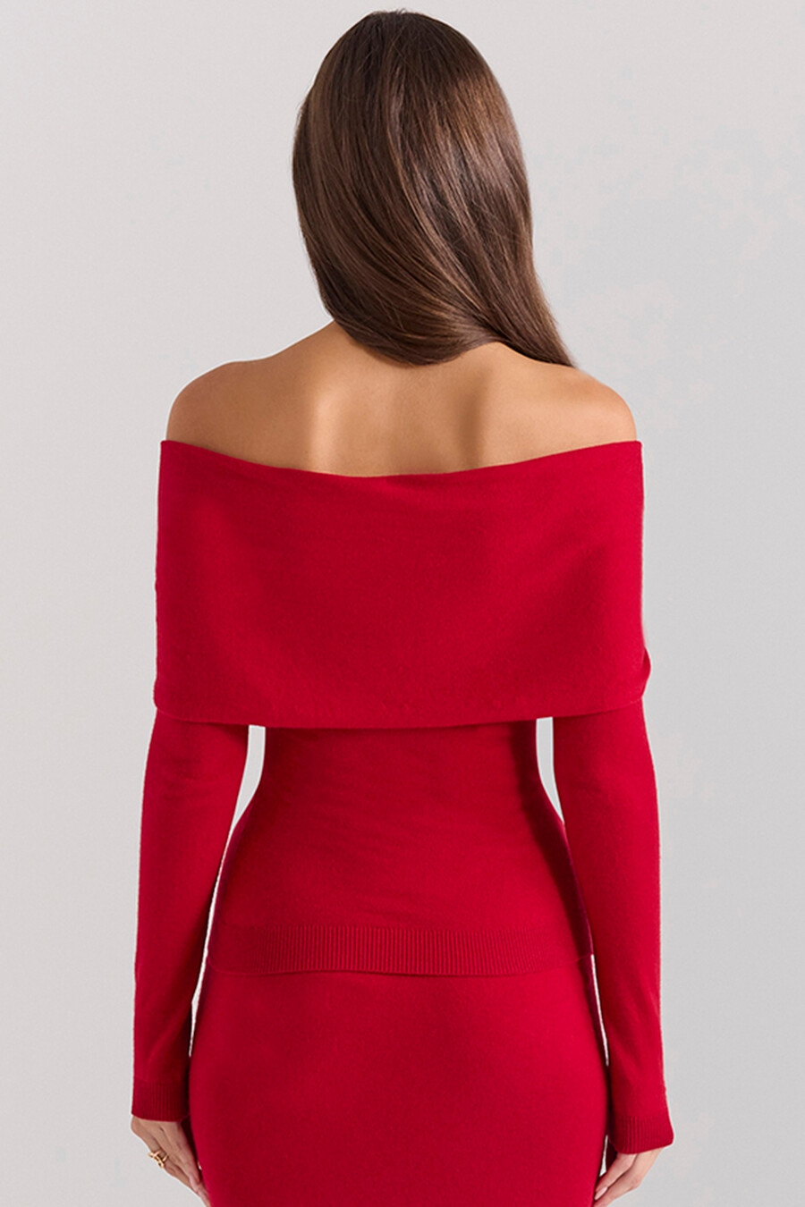 holly red cashmere mix tröja