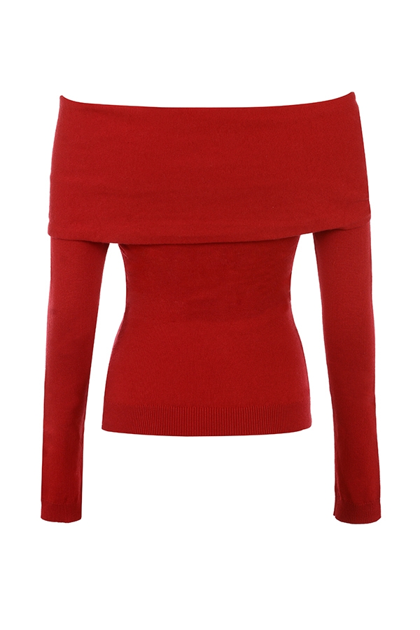holly red cashmere mix tröja