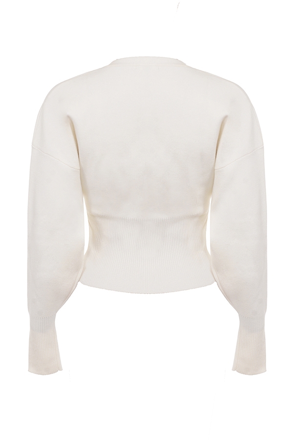 off white stickad kofta