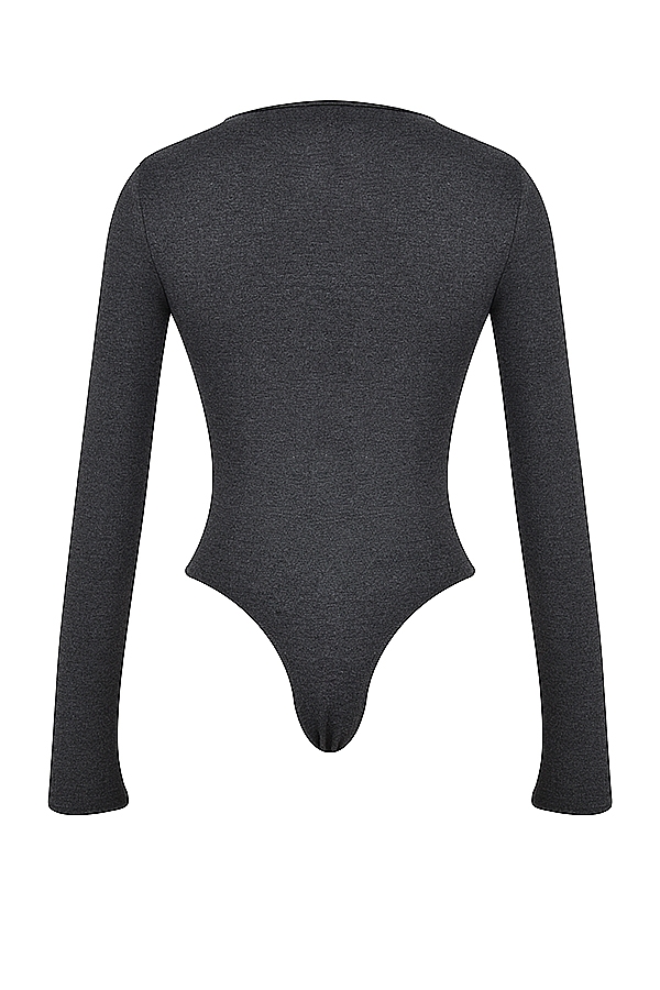träkolsfärgad loungewear body