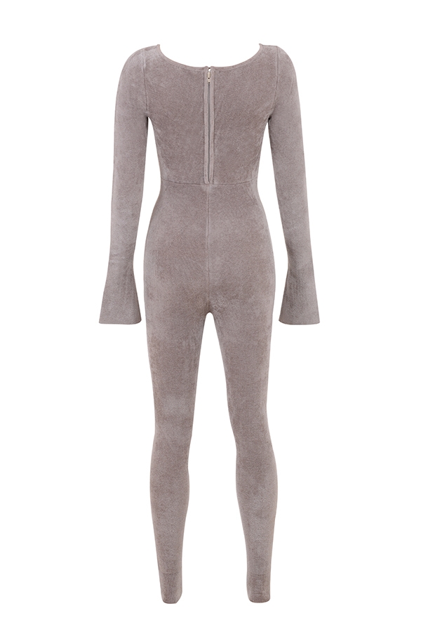 mink heavy chenille loungewear jumpsuit
