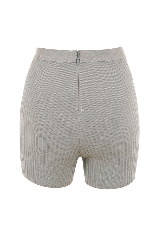 gråmelerade bandageshorts
