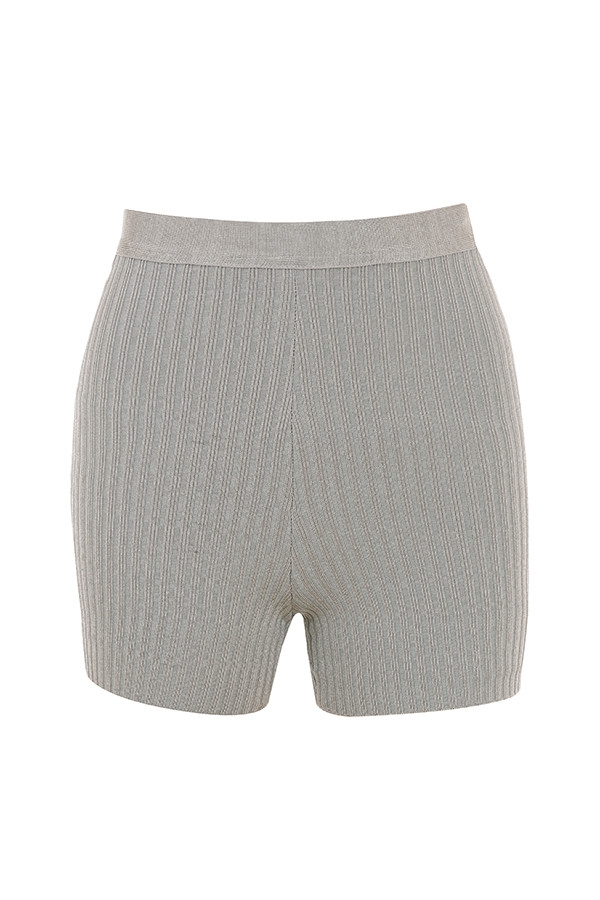 gråmelerade bandageshorts