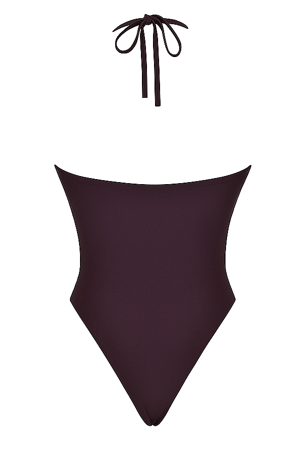 cacao raked swimsuit