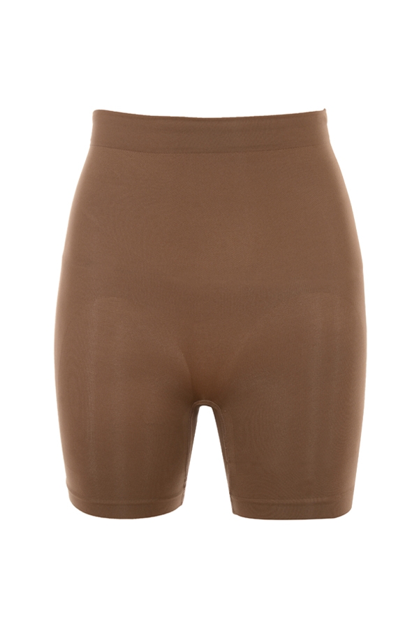 skulpterande shorts mocha