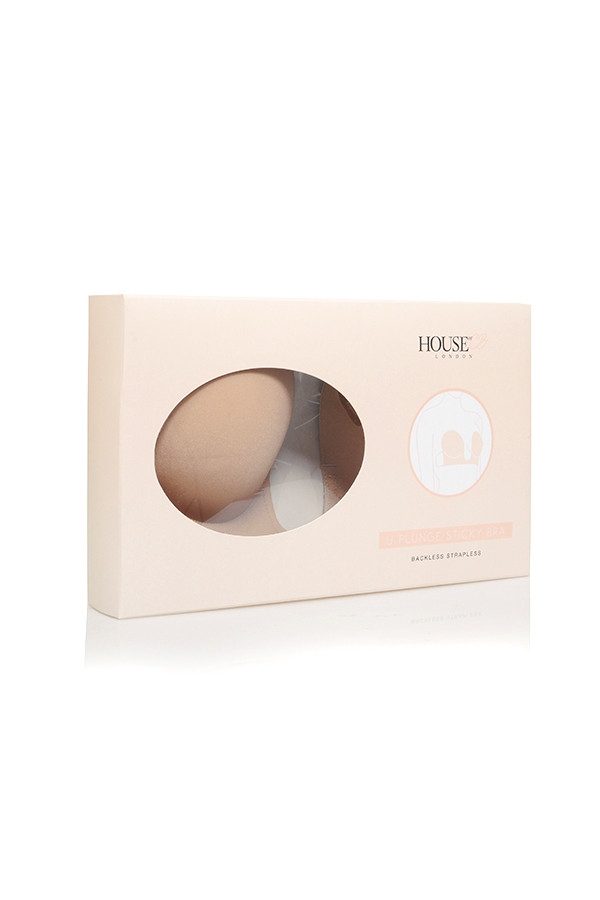 u-ringad självhäftande bh - beige