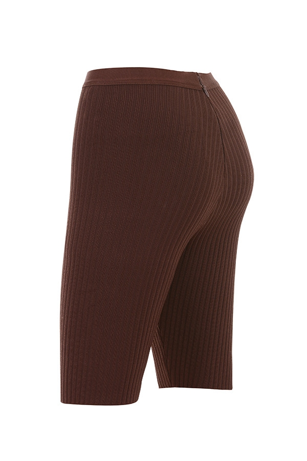 chokladfärgade bandagecykelshorts