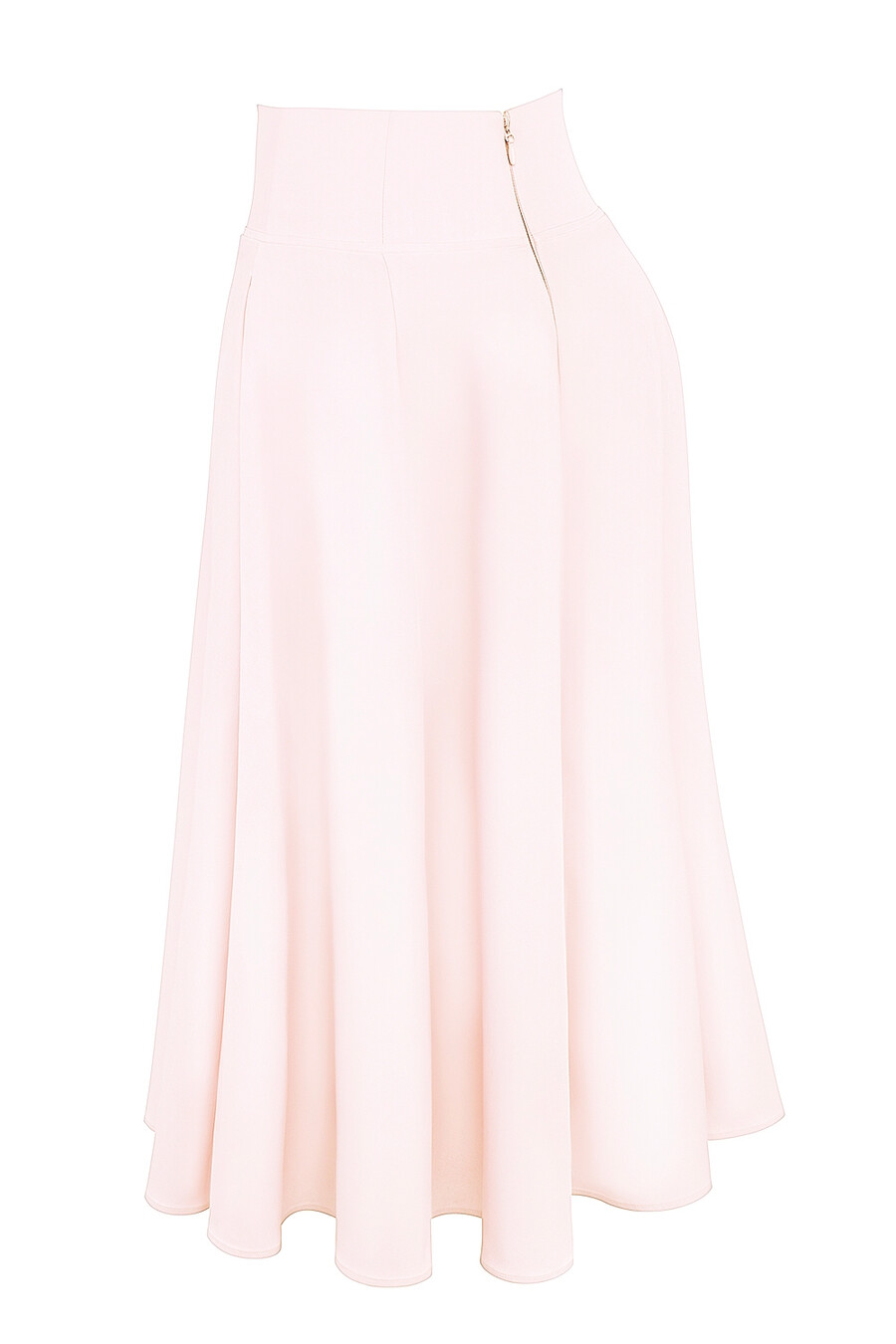 ballerina rosa a-linjeformad midikjol