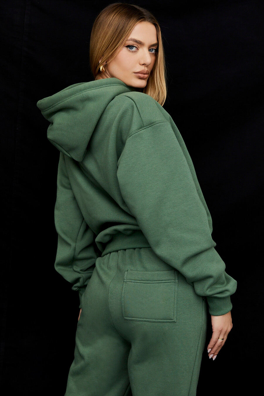 moss oversized hoodie