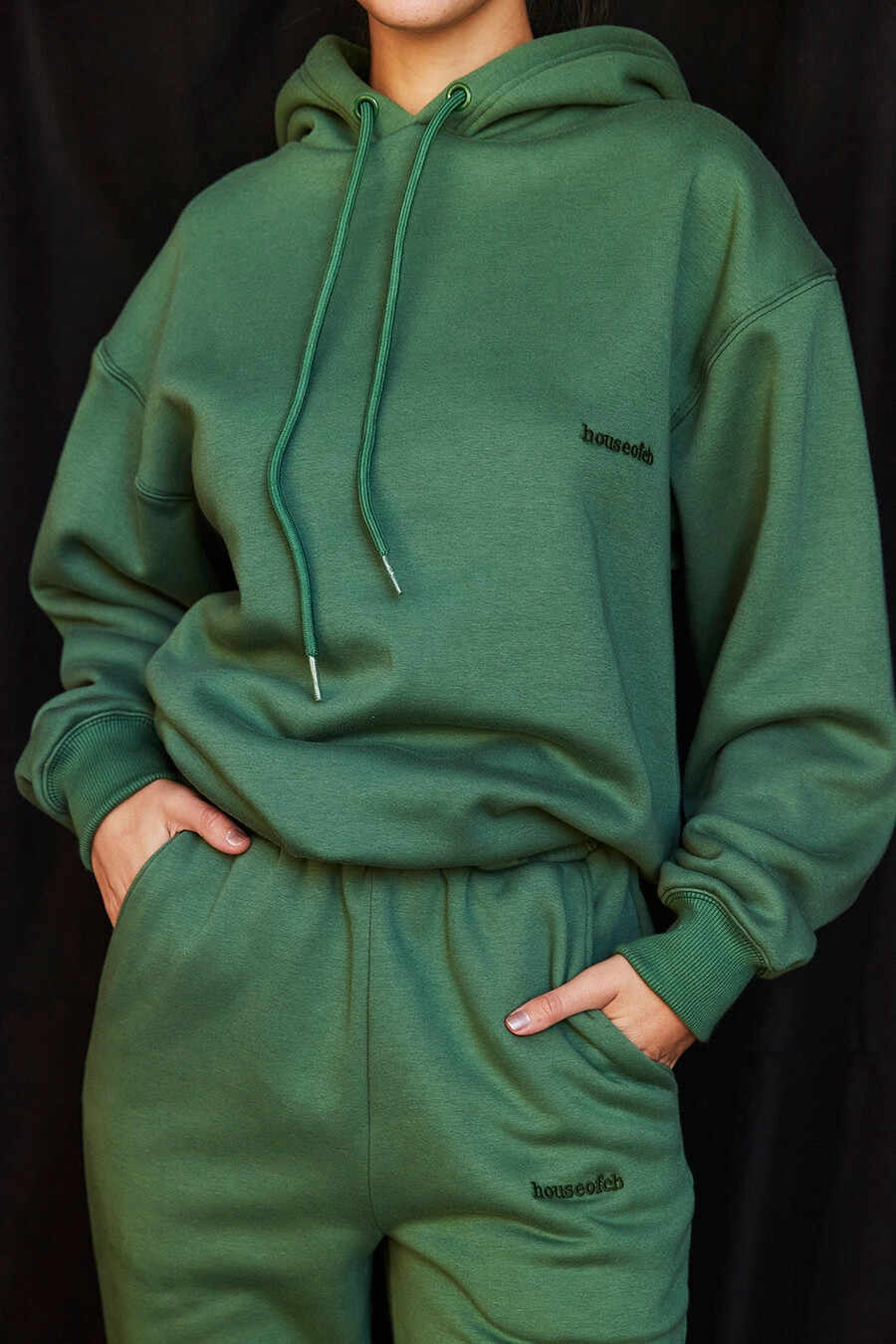 moss oversized hoodie