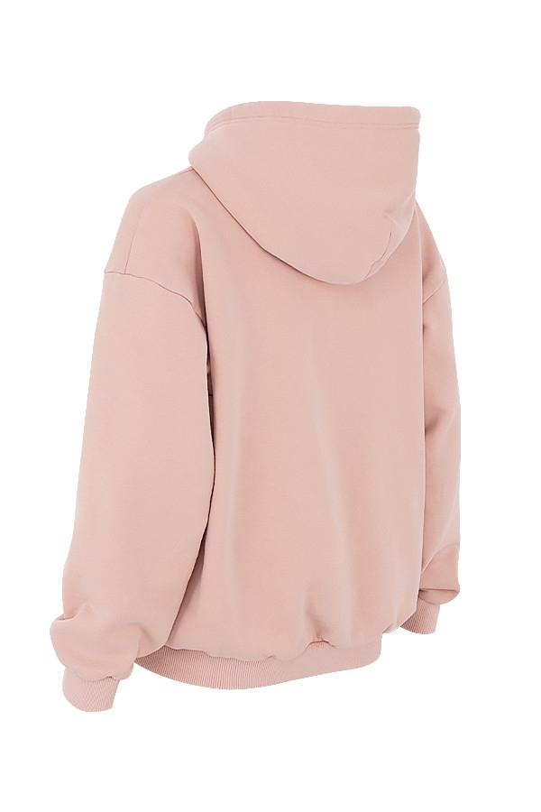 blush blush dragkedja hoodie