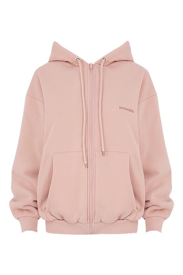 blush blush dragkedja hoodie