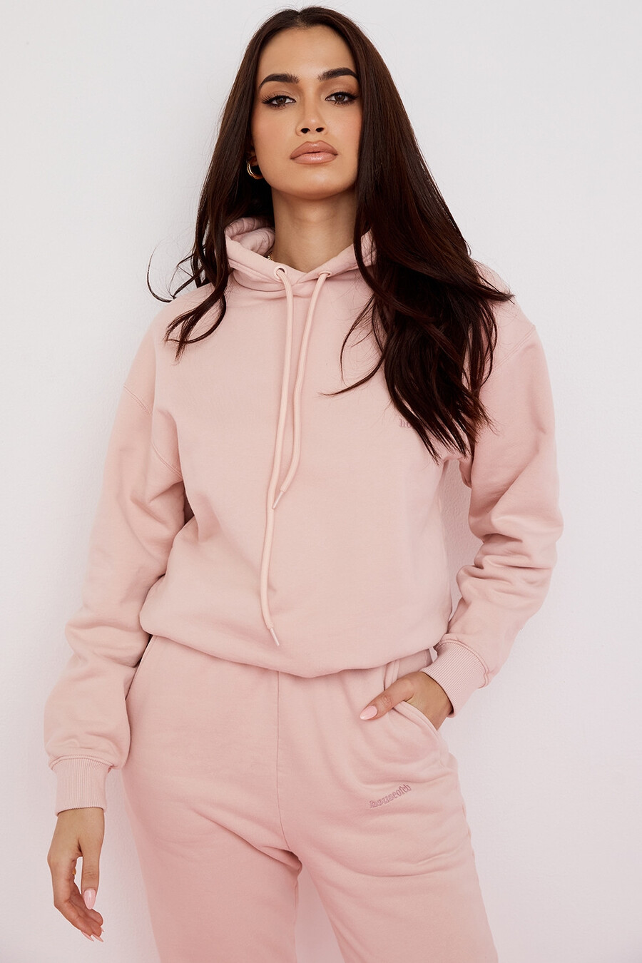 blush oversized hoodie