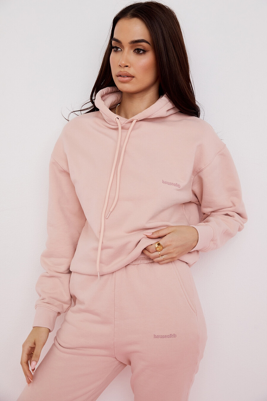 blush oversized hoodie