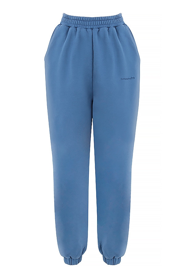 azure fleece joggingbyxor med rygg