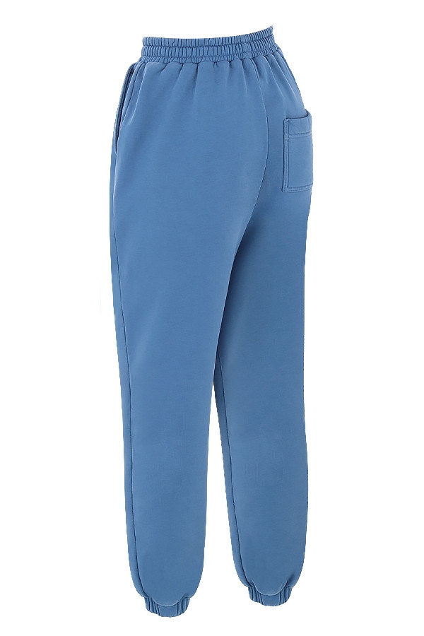 azure fleece joggingbyxor med rygg