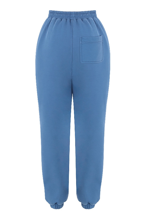 azure fleece joggingbyxor med rygg