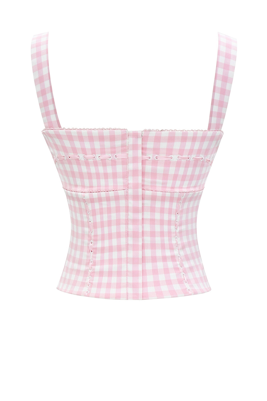 jordgubbs-småkaka gingham-korsett